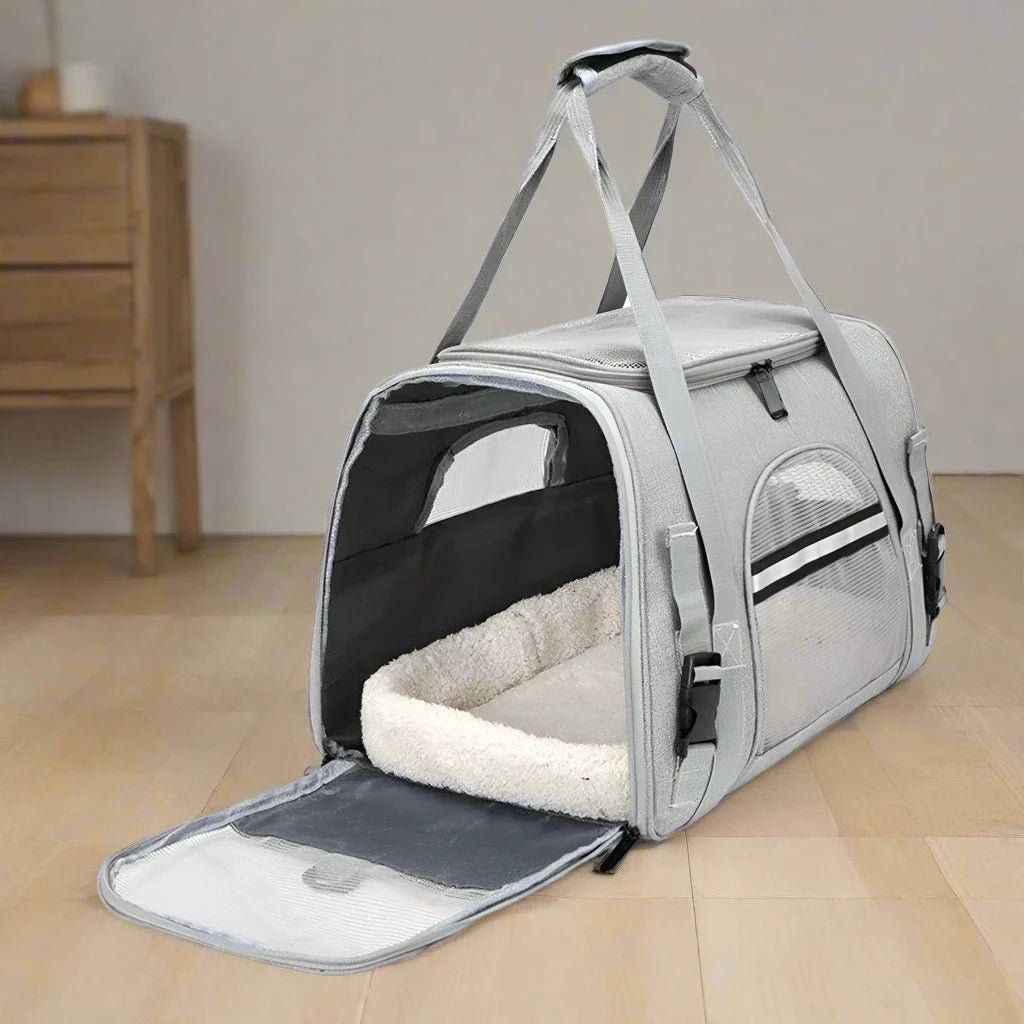 DogCarrierBag™ - Gris - Niche toutou